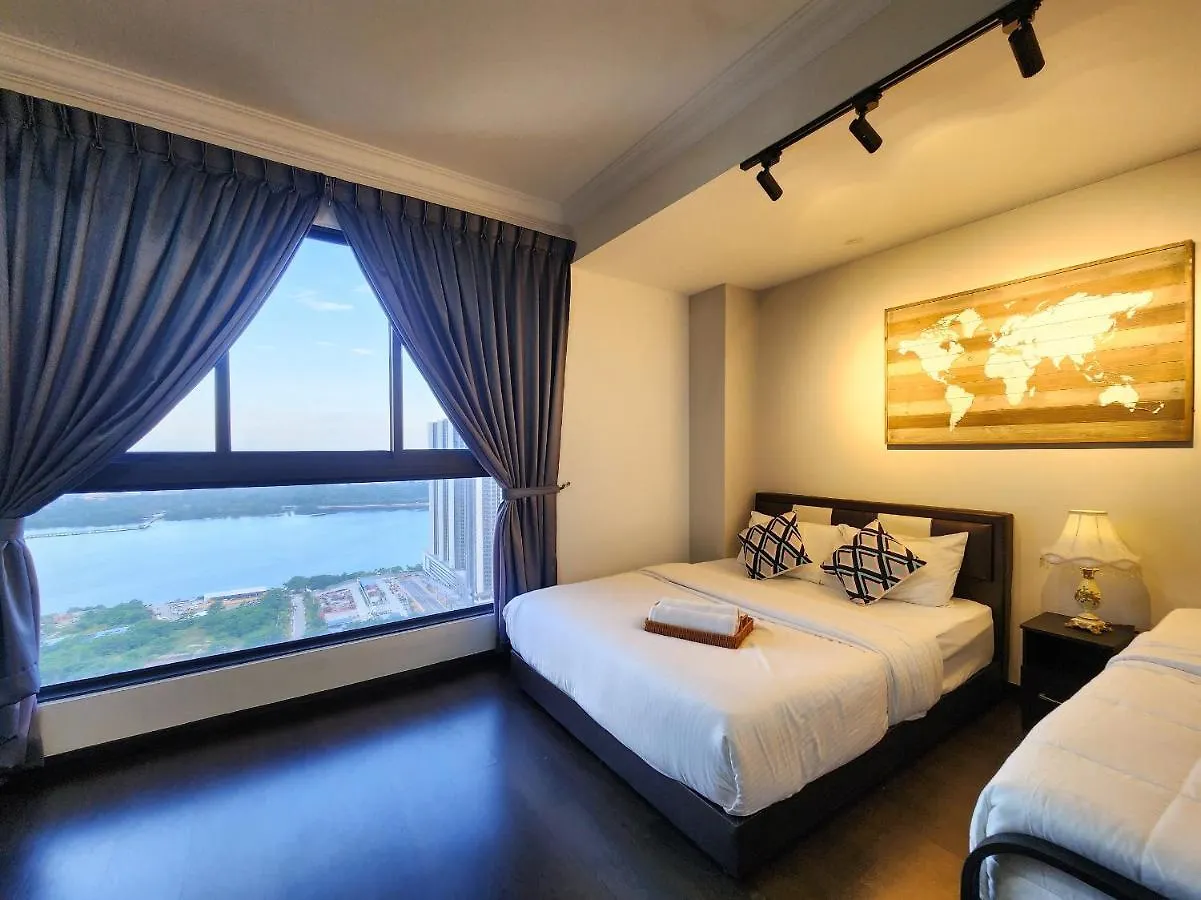Apartment Loft Suite Seaview Near Johor Bahru Custom 7 Pax Malaysia
